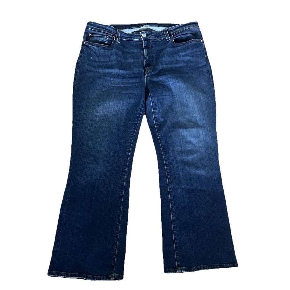 EDWIN‎ 1947 Lark Ankle Jeans Womens 38x27 Dark Wash Stretch Bootcut Denim